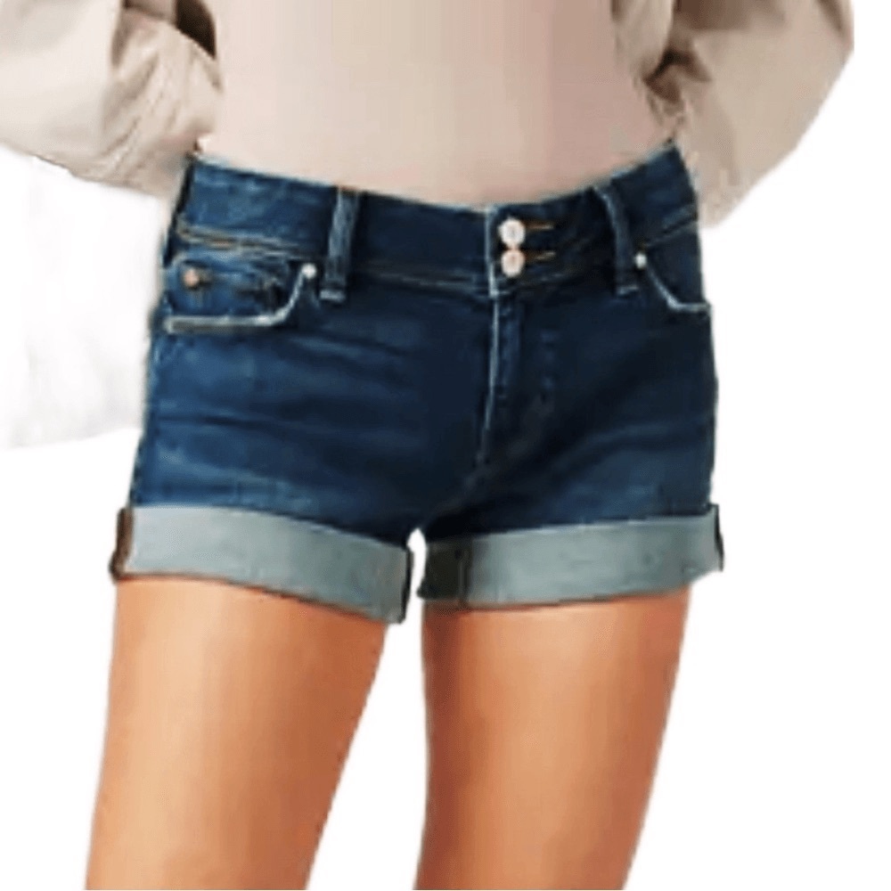 Hudson Jeans Dark Blue Jean Shorts